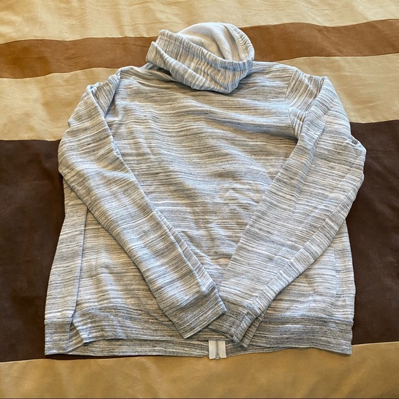 Mens XL Track Seven 7 Sacramento Brewing Sweatshirt White Heather Full Zip - Picture 4 of 4